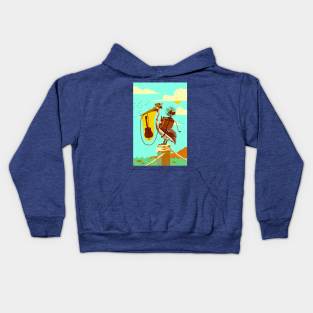 PELICAN TRAVELS Kids Hoodie